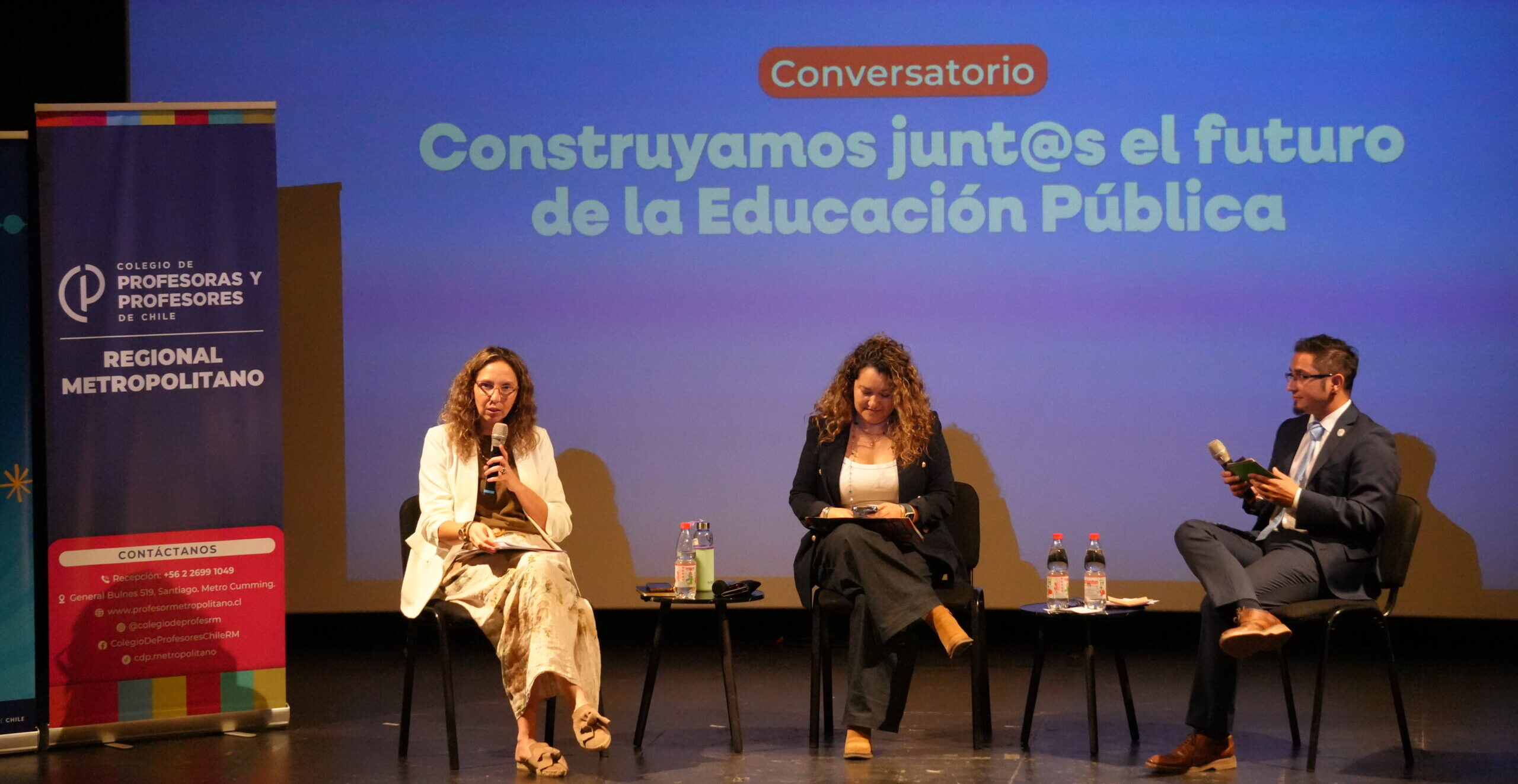 SLEP Santiago Centro y Colegio de Profesores dialogan con docentes sobre los desafíos del sistema educativo