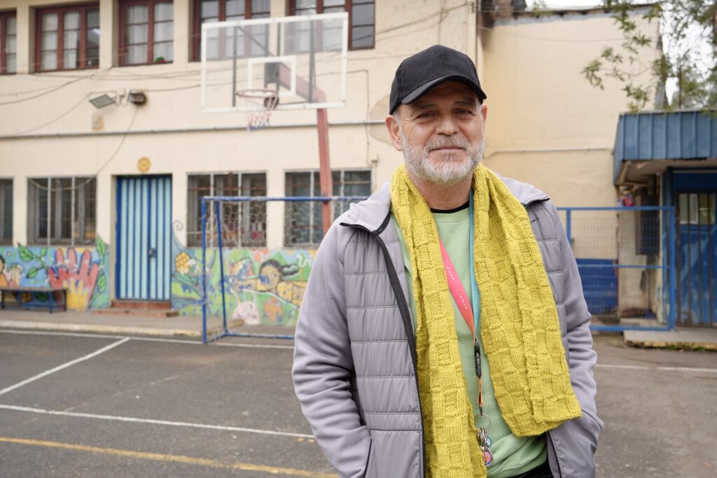 Profesor educación física Julio Faundes Escuela Ciudad Santiago de Chile10