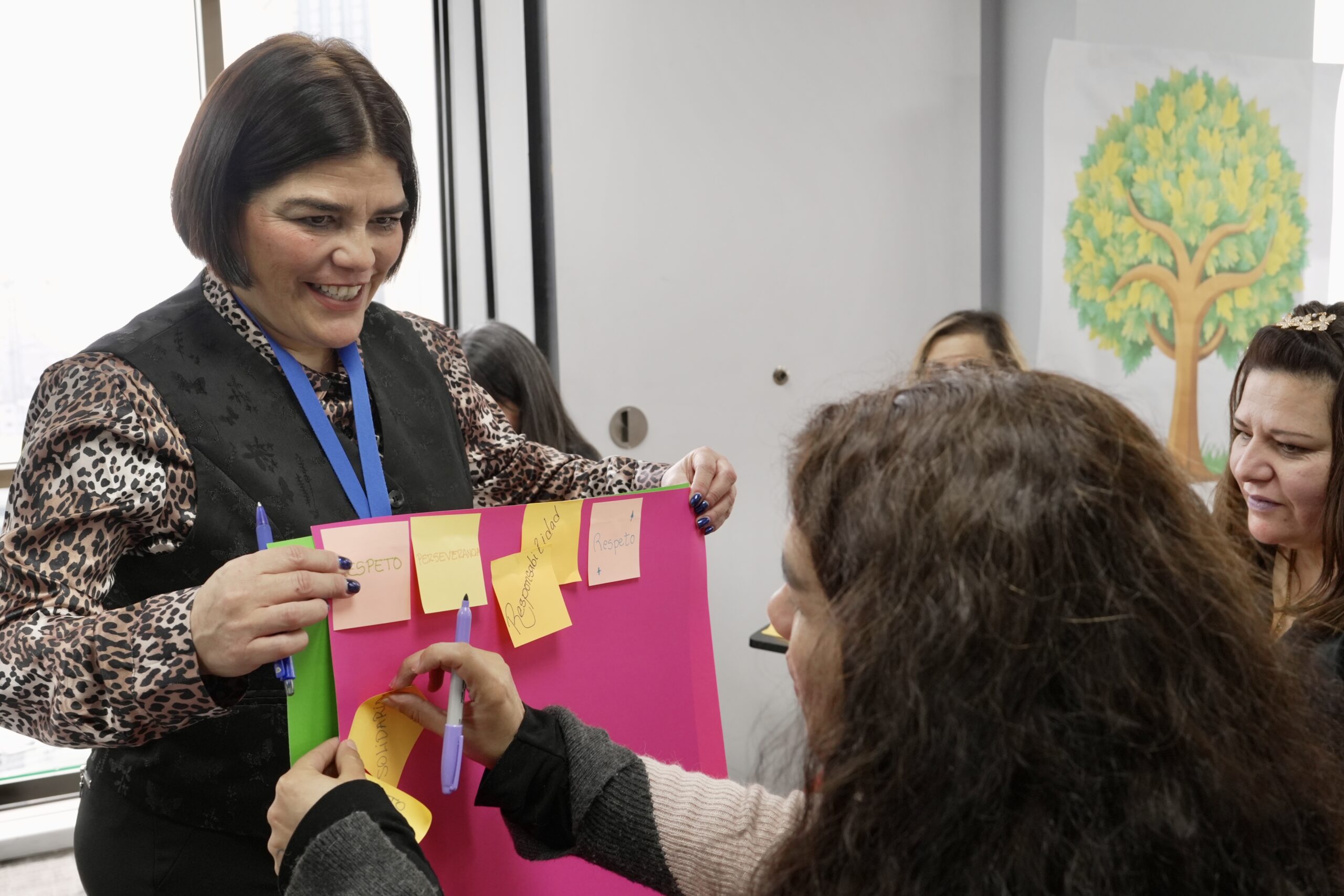Apoderados de escuelas y liceos de Santiago.
